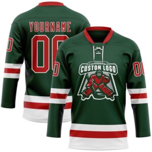 Custom Green Red White Hockey Lace Neck Jersey New Hockey Jersey Personali Sport Team Jersey Shirt 2 hcd7w7.jpg