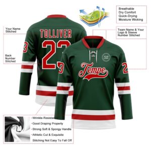 Custom Green Red White Hockey Lace Neck Jersey New Hockey Jersey Personali Sport Team Jersey Shirt 3 xt4fye.jpg
