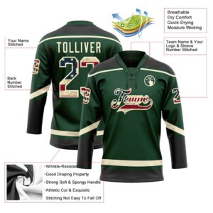 Custom Green Vintage USA Flag Black Cream Hockey Lace Neck Jersey New Hockey Jersey Personali Sport Team Jersey Shirt 3 qwcydc.jpg