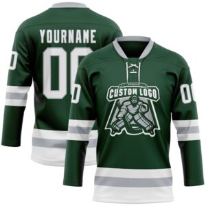 Custom Green White Gray Hockey Lace Neck Jersey New Hockey Jersey Personali Sport Team Jersey Shirt 2 fcie0q.jpg