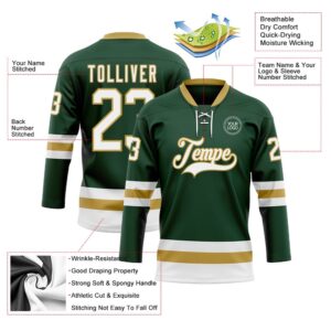 Custom Green White Old Gold Hockey Lace Neck Jersey New Hockey Jersey Personali Sport Team Jersey Shirt 3 ct1hvb.jpg