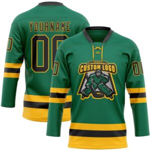 Custom Kelly Green Black Gold Hockey Lace Neck Jersey New Hockey Jersey Personali Sport Team Jersey Shirt 2 hkac9r.jpg