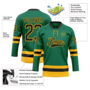 Custom Kelly Green Black Gold Hockey Lace Neck Jersey New Hockey Jersey Personali Sport Team Jersey Shirt 3 zlowiw.jpg