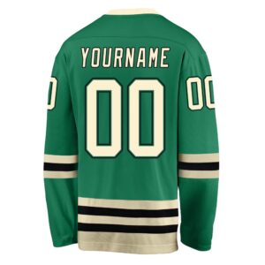 Custom Kelly Green Cream Black Hockey Jersey New Hockey Jersey Personali Sport Team Jersey Shirt 3 eh4pv4.jpg