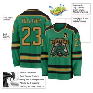 Custom Kelly Green Old Gold Black Hockey Jersey New Hockey Jersey Personali Sport Team Jersey Shirt 3 dvnzew.jpg