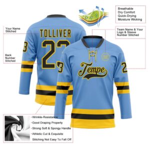 Custom Light Blue Black Yellow Hockey Lace Neck Jersey New Hockey Jersey Personali Sport Team Jersey Shirt 3 pddtkv.jpg