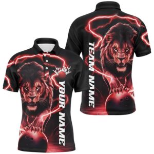 Custom Lion Bowling Shirts For Men, Lion&hellip;