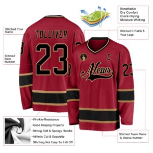 Custom Maroon Black Old Gold Hockey Jersey New Hockey Jersey Personali Sport Team Jersey Shirt 2 vjpbzu.jpg