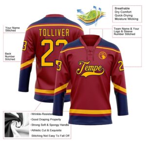 Custom Maroon Gold Navy Hockey Lace Neck Jersey New Hockey Jersey Personali Sport Team Jersey Shirt 3 yvqwr2.jpg