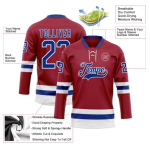 Custom Maroon Royal White Hockey Lace Neck Jersey New Hockey Jersey Personali Sport Team Jersey Shirt 3 e3jcu0.jpg