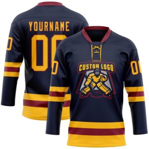 Custom Navy Gold Crimson Hockey Lace Neck Jersey New Hockey Jersey Personali Sport Team Jersey Shirt 2 w7842j.jpg