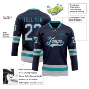 Custom Navy Gray Teal Hockey Lace Neck Jersey New Hockey Jersey Personali Sport Team Jersey Shirt 3 y0ccdj.jpg