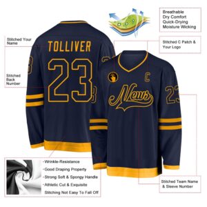Custom Navy Navy Gold Hockey Jersey New Hockey Jersey Personali Sport Team Jersey Shirt 2 lyq5tz.jpg