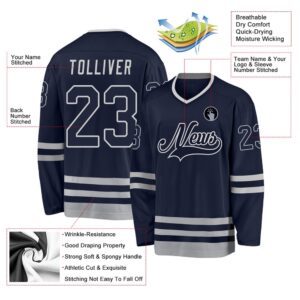 Custom Navy Navy Gray Hockey Jersey New Hockey Jersey Personali Sport Team Jersey Shirt 2 fdadjf.jpg