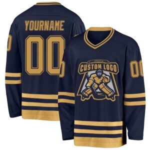 Custom Navy Old Gold Hockey Jersey New Hockey Jersey Personali Sport Team Jersey Shirt 2 peenv1.jpg