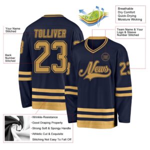 Custom Navy Old Gold Hockey Jersey New Hockey Jersey Personali Sport Team Jersey Shirt 3 ucjk3f.jpg