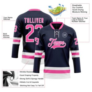 Custom Navy Pink White Hockey Lace Neck Jersey New Hockey Jersey Personali Sport Team Jersey Shirt 3 h5ehhj.jpg