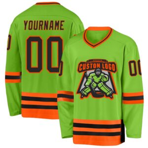 Custom Neon Green Black Orange Hockey Jersey New Hockey Jersey Personali Sport Team Jersey Shirt 2 gmlufn.jpg