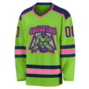 Custom Neon Green Navy Pink Hockey Jersey New Hockey Jersey Personali Sport Team Jersey Shirt 2 is8pbe.jpg