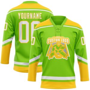 Custom Neon Green White Yellow Hockey Lace Neck Jersey New Hockey Jersey Personali Sport Team Jersey Shirt 2 zphwv4.jpg