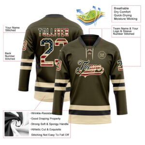 Custom Olive Vintage USA Flag Cream Black Salute To Service Hockey Lace Neck Jersey New Hockey Jersey Personali Sport Team Jersey Shirt 3 vyirs4.jpg