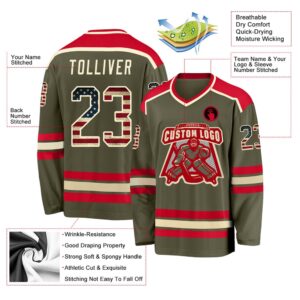 Custom Olive Vintage USA Flag Cream Red Salute To Service Hockey Jersey New Hockey Jersey Personali Sport Team Jersey Shirt 3 nd859c.jpg
