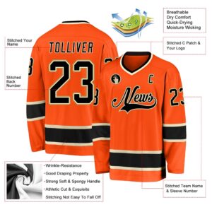 Custom Orange Black Cream Hockey Jersey New Hockey Jersey Personali Sport Team Jersey Shirt 2 iiuyfb.jpg