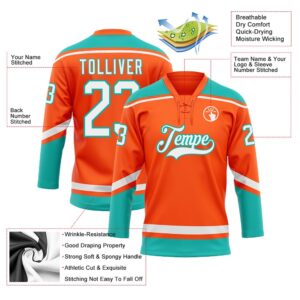 Custom Orange White Aqua Hockey Lace Neck Jersey New Hockey Jersey Personali Sport Team Jersey Shirt 3 gukn96.jpg