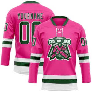Custom Pink Green White Hockey Lace Neck Jersey New Hockey Jersey Personali Sport Team Jersey Shirt 2 aavhkh.jpg
