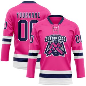 Custom Pink Navy White Hockey Lace Neck Jersey New Hockey Jersey Personali Sport Team Jersey Shirt 2 irgmx8.jpg
