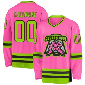 Custom Pink Neon Green Black Hockey Jersey New Hockey Jersey Personali Sport Team Jersey Shirt 2 bc8du8.jpg
