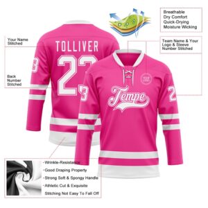 Custom Pink White Hockey Lace Neck Jersey New Hockey Jersey Personali Sport Team Jersey Shirt 3 rf3jzm.jpg
