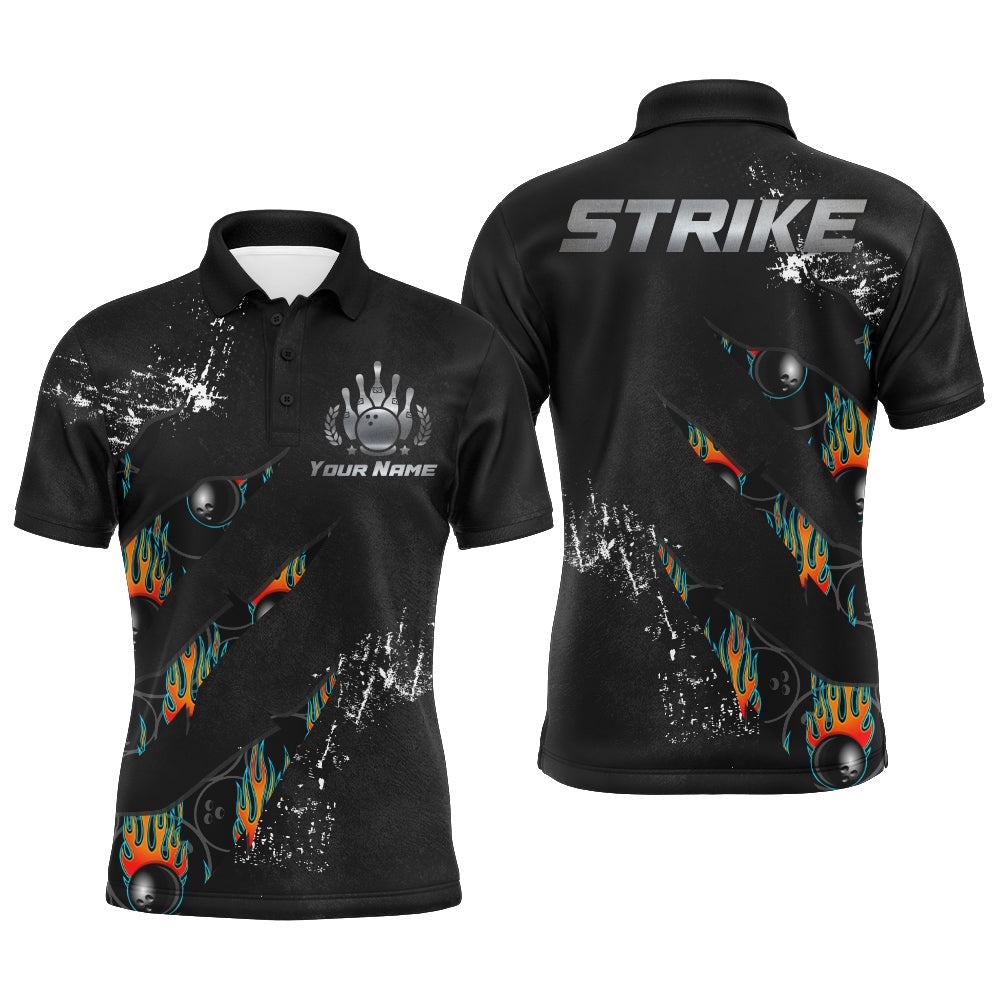 Custom Polo Bowling Shirt For Men, Strike Men Bowlers Polo Shirt Short Sleeve, Personalized Bowling Team Shirt Custom Polo Bowling Shirt For Men, Strike Men Bowlers Polo Shirt Short Sleeve, Personalized Bowling Team Shirt