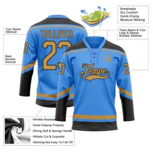 Custom Powder Blue Old Gold Black Hockey Lace Neck Jersey New Hockey Jersey Personali Sport Team Jersey Shirt 3 oyfkku.jpg