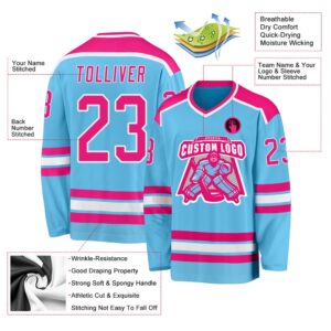 Custom Sky Blue Hot Pink White Hockey Jersey New Hockey Jersey Personali Sport Team Jersey Shirt 3 jjjt2n.jpg