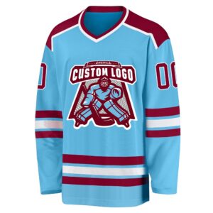 Custom Sky Blue Maroon White Hockey Jersey New Hockey Jersey Personali Sport Team Jersey Shirt 2 pykucf.jpg