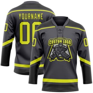 Custom Steel Gray Neon Yellow Black Hockey Lace Neck Jersey New Hockey Jersey Personali Sport Team Jersey Shirt 2 dqk6c1.jpg