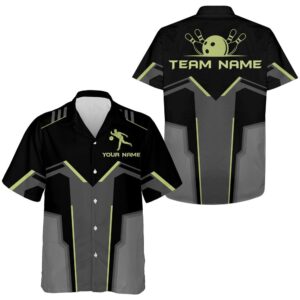Custom Team Name Hawaiian Bowling Shirt For&hellip;