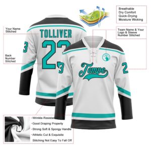 Custom White Aqua Black Hockey Lace Neck Jersey New Hockey Jersey Personali Sport Team Jersey Shirt 3 qlqz8z.jpg