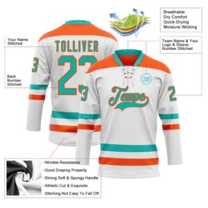 Custom White Aqua Orange Hockey Lace Neck Jersey New Hockey Jersey Personali Sport Team Jersey Shirt 3 zmqwdf.jpg