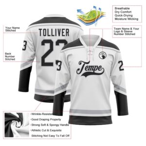 Custom White Black Gray Hockey Lace Neck Jersey New Hockey Jersey Personali Sport Team Jersey Shirt 3 r4rgwd.jpg