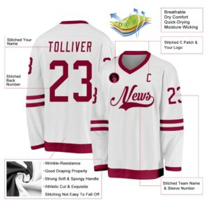 Custom White Maroon Hockey Jersey New Hockey Jersey Personali Sport Team Jersey Shirt 2 sbqqhf.jpg