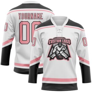 Custom White Medium Pink Black Hockey Lace Neck Jersey New Hockey Jersey Personali Sport Team Jersey Shirt 2 cofivl.jpg