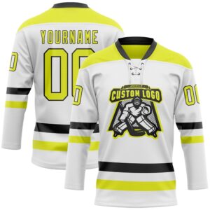 Custom White Neon Yellow Black Hockey Lace Neck Jersey New Hockey Jersey Personali Sport Team Jersey Shirt 2 qnodwt.jpg