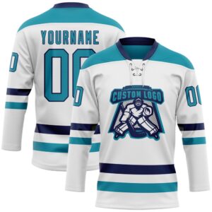 Custom White Teal Navy Hockey Lace Neck Jersey New Hockey Jersey Personali Sport Team Jersey Shirt 2 uxbcxq.jpg
