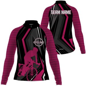 Custom Womens Team Road Cycling Jersey Pink Cycle Bicycling Shirts Anti Uv Biking Racing Unifor Custom Mono Cycling Jersey 2 b2k8hi.jpg