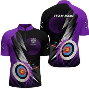 Customized Archery Target Purple Jersey Men Jersey&hellip;