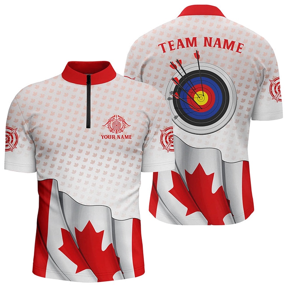 Customized Canadian Archery Target Men Jersey Shirts Best Patriotic Archery Shirts, Custom Archery Team Shirt Customized Canadian Archery Target Men Jersey Shirts Best Patriotic Archery Shirts, Custom Archery Team Shirt