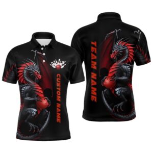 Customized Dragon Bowling Polo Shirts Men Team&hellip;
