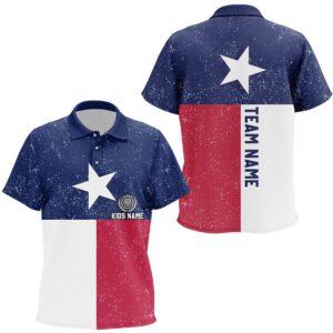 Customized Grunge Texas Archery Polo Shirts, Patriotic&hellip;